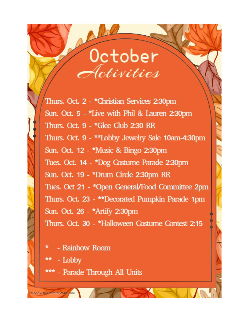 Gurwin Center activities