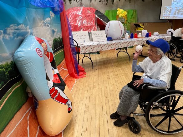 104-year-old Gurwin resident attempts Yogi's Big Catch World Record Challenge
