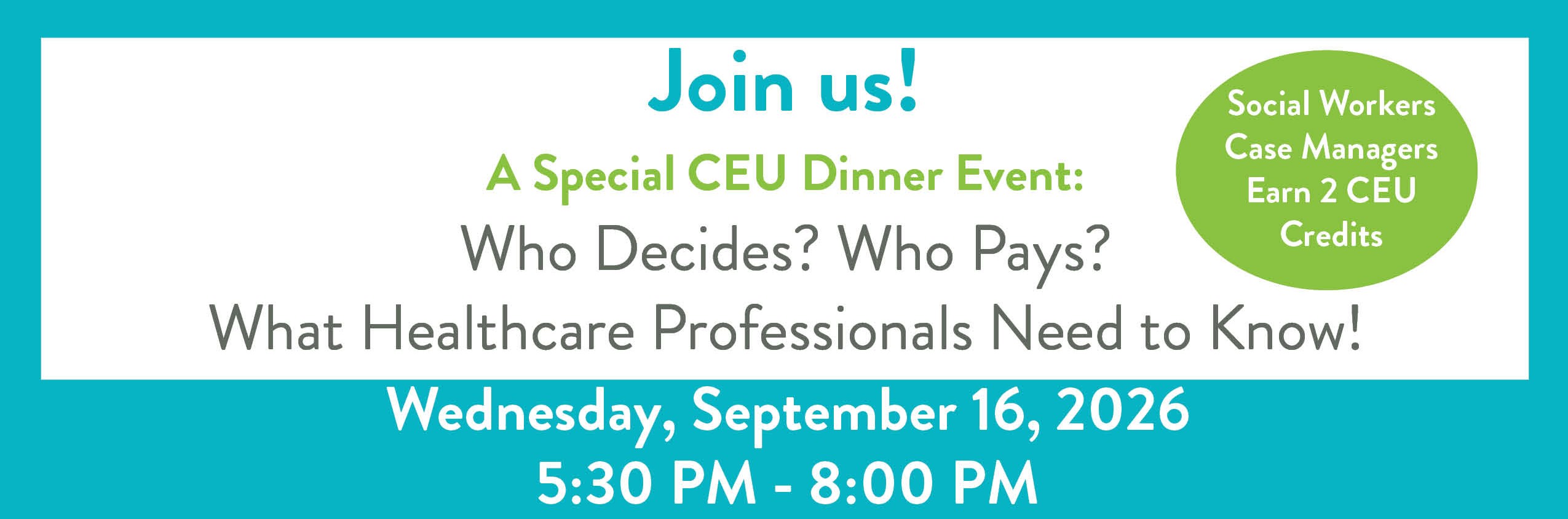 CEU Class for Healthcare Professionals hosted at Gurwin