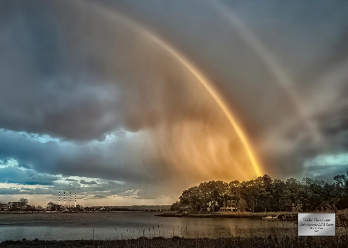 Deidre Elzer-Lento "Rainbow Over LIPA Stacks" Best In Show 
