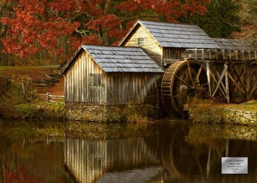 Carol Goldstein "Mabry Mill" Honorable Mention "Landscape" Category